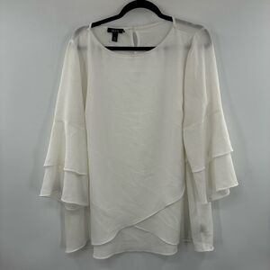Alyx Cream Layered Women's Blouse